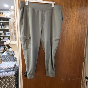 Old Navy Active Olive Fleece Pants